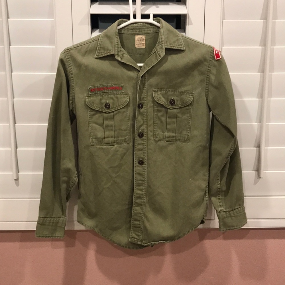Vintage Boy-scout Button Down